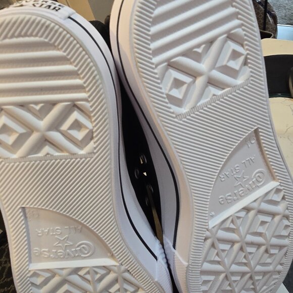 Converse Chuck Taylor All Star Lift High Black/White Mens 10 Womens 11.5 56175C - Picture 8 of 9